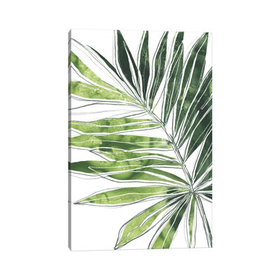 Expressive Palm IV by June Erica Vess - Wrapped Canvas Painting