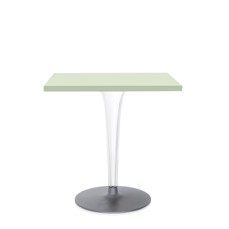 Top Top Coffee Table, White Melamine, 28.5" H x 28" L x 28" W
