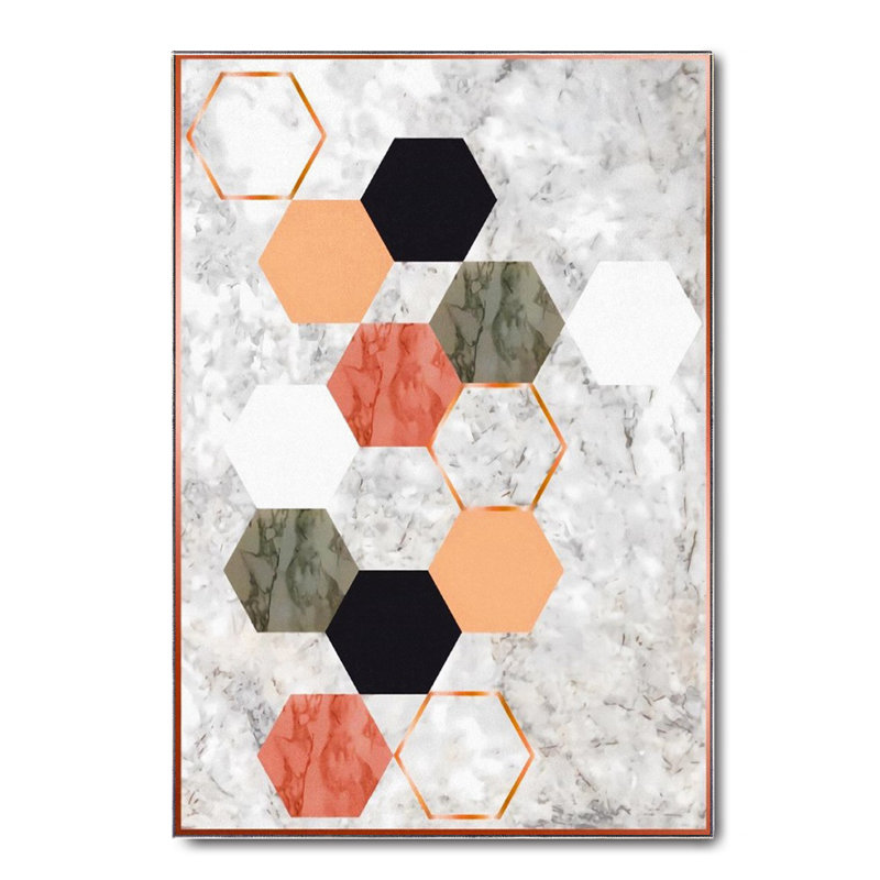 Tapis en coton Shayne, Tapis de couloir 2 pi 7 po x 11 pi 6 po