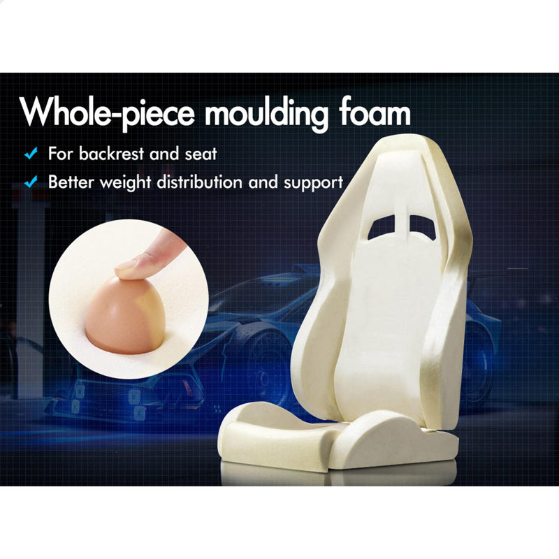 Gaming Chair with Headrest, Grey