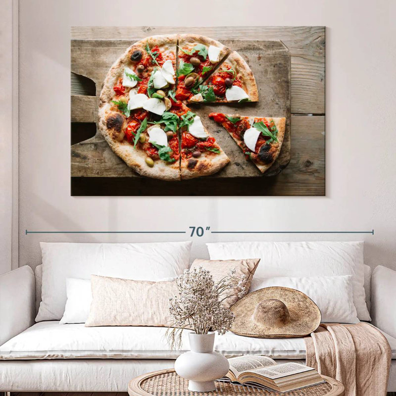 Yarlin Pizza Slices, 34'' H X 51'' W