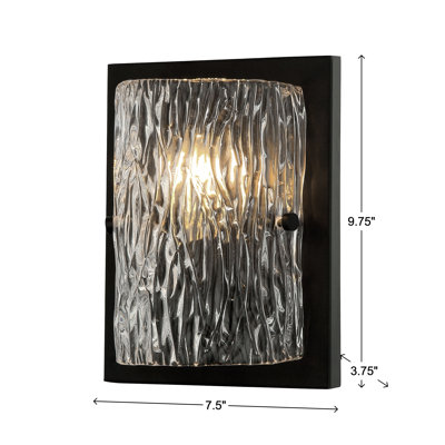 Morgan Wall Sconce - 1-Light - Black