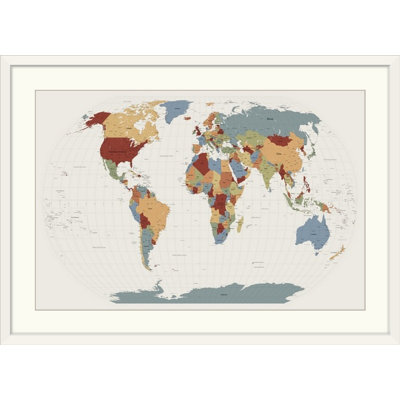 «World Map» par Bellen, impression