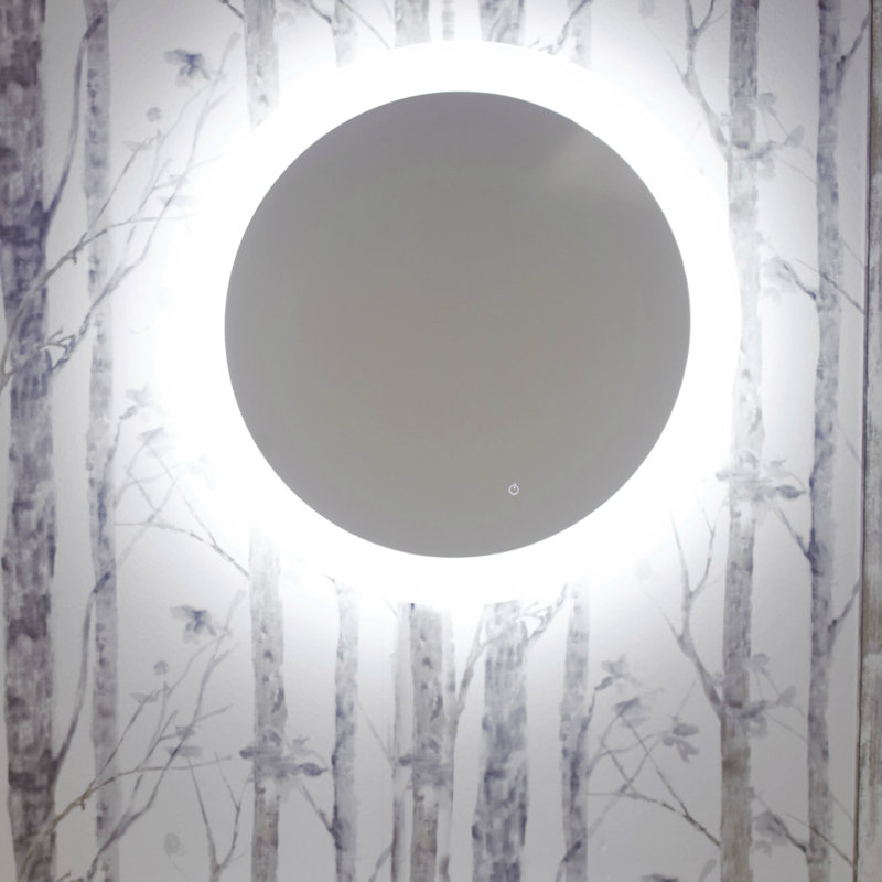 Miroir mural rond Denelle