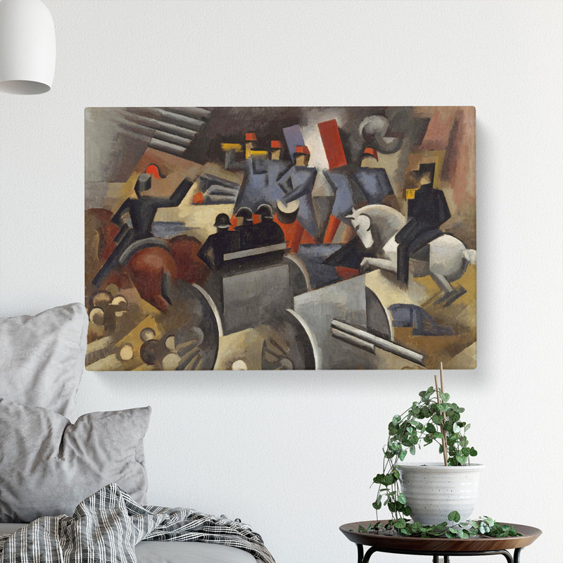 Artillery by Roger De La Fresnaye - Wrapped Canvas, 35cm H x 50cm W x 3cm D