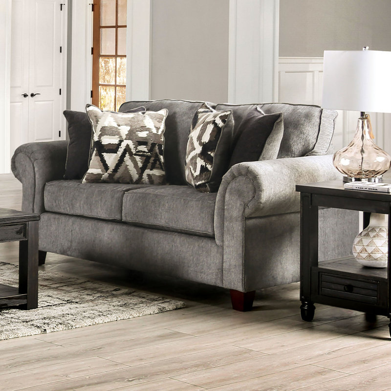Causeuse Boudrow, Chenille graphite
