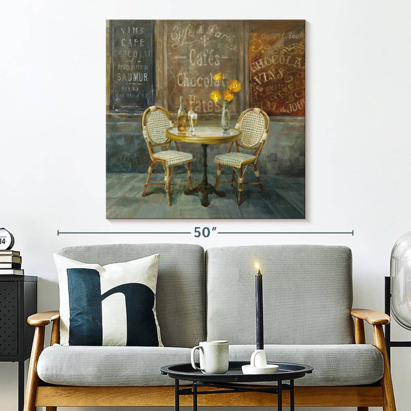 Yarlin French Cafe II, 33" H x 33" W