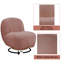 Fauteuil d'appoint en sherpa Yedaid Teddy