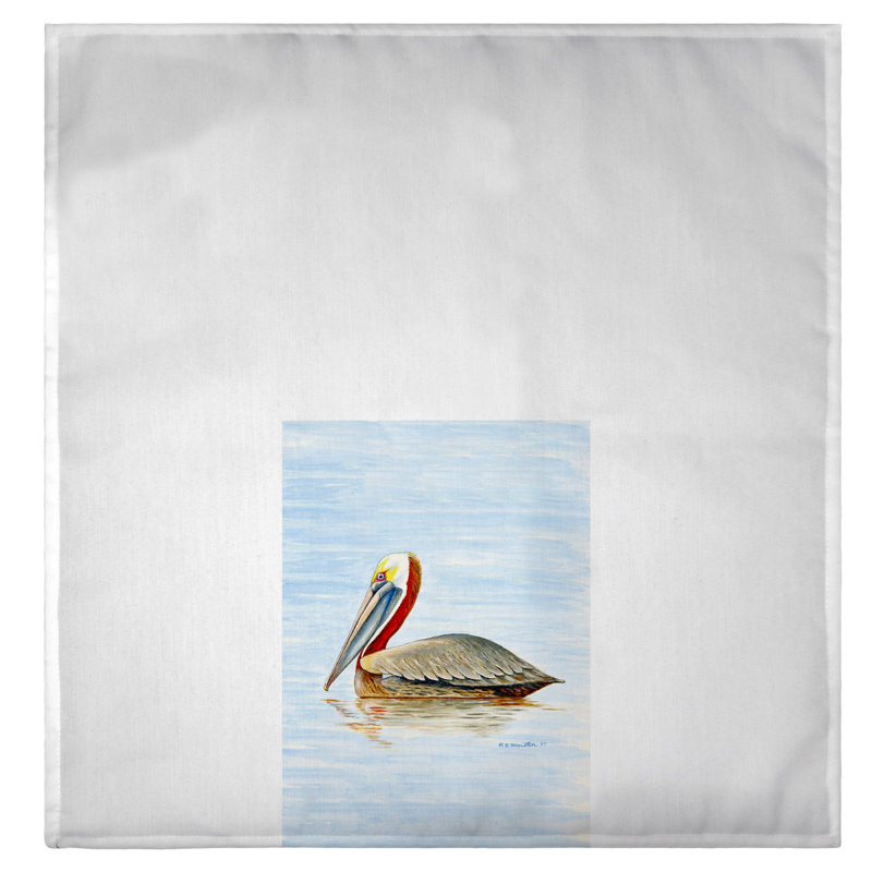 Sainte Claire Summer Pelican Hand Towel