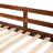 Solid Wood Twintwin Bunk Bed In Walnut With Trundle Function Walnut And Storage Capacity