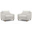 Ensemble de deux chaises rembourrées Raja