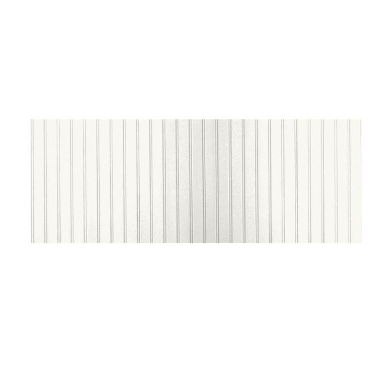 96'' W 0.25'' D 36'' H Glue Up Solid Surface Wall, Bisque