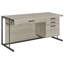Bureau de bureau gris Brisley
