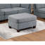 Repose-pieds de salon en tissu 1pc