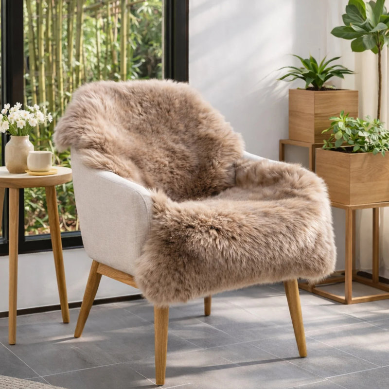 Tapis taupe intérieur / extérieur New Zealand