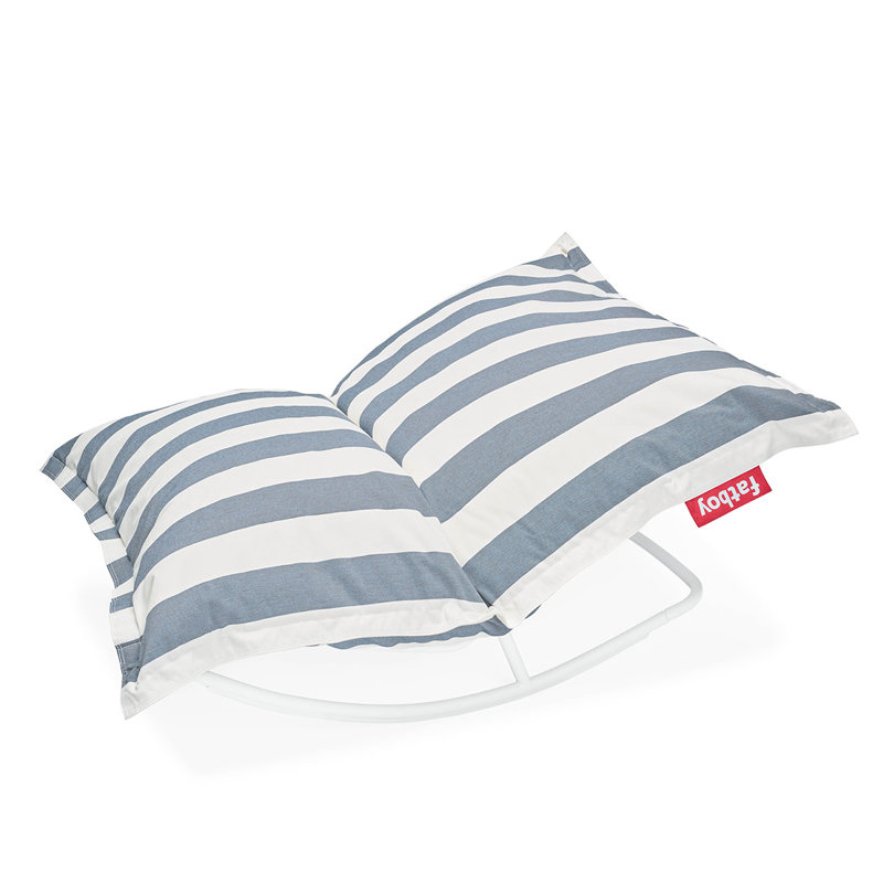 Original Outdoor Bean Bag Chair + Rock 'n Roll Rocker Bundle, Ocean Blue