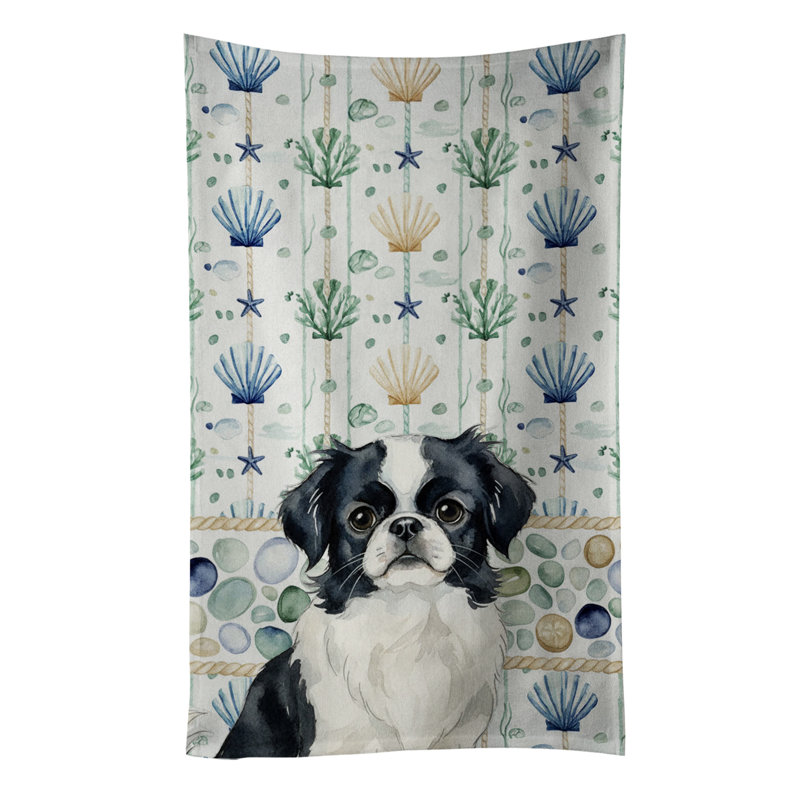 Torchon noir et blanc, Black and White Japanese Chin