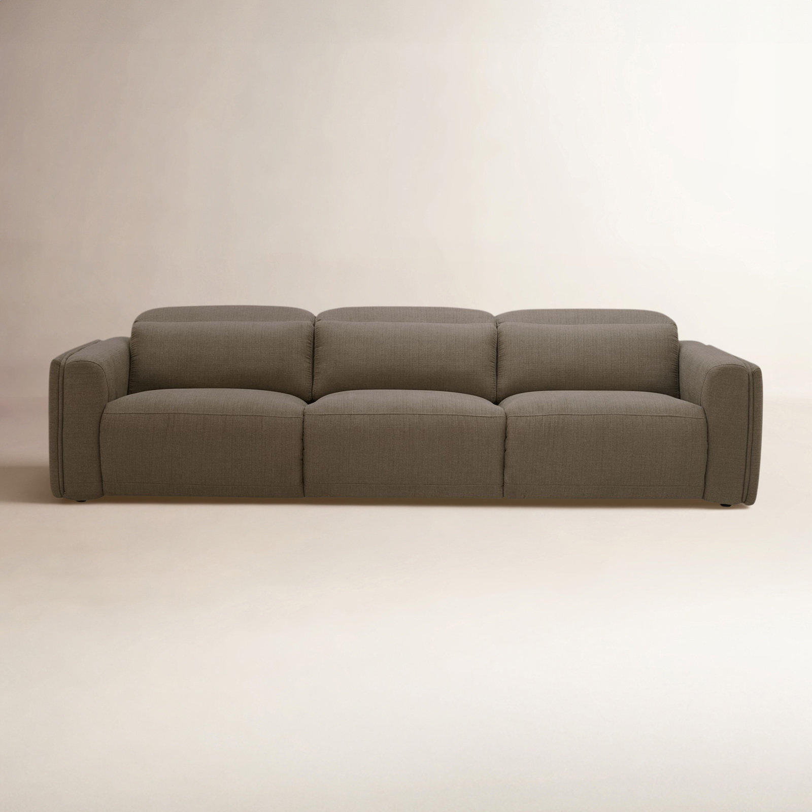 Wilder Power Recliner Sofa Soft Taupe, Tan