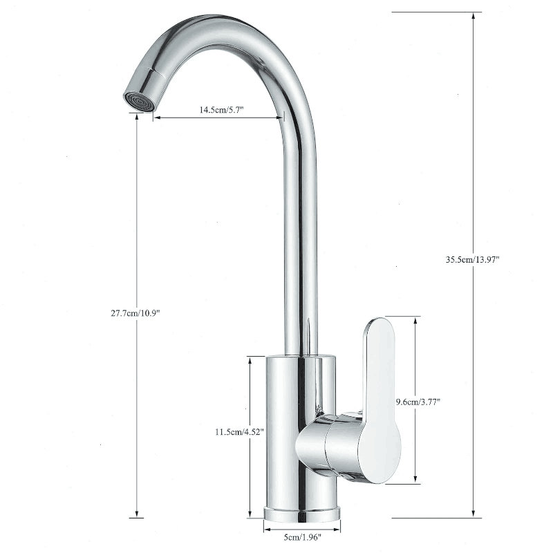 Moverlesenk Kitchen Faucet Side Spray