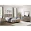 Commode de chambre à coucher à 7 tiroirs de style rustique avec finition grise vieillie et stratifié de mélamine de qualité supérieure pour plus de durabilité et de style