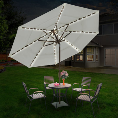 9FT Lighted Market Umbrella
