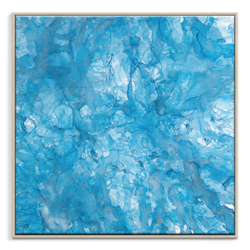 Ink Flow 3 by Chalie MacRae - Print on Canvas, Timber, 76cm H x 76cm W