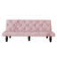 66" Velvet Sofa Bed With Adjustable Backrest – Perfect For Relaxation And Overnight Guests-939004537