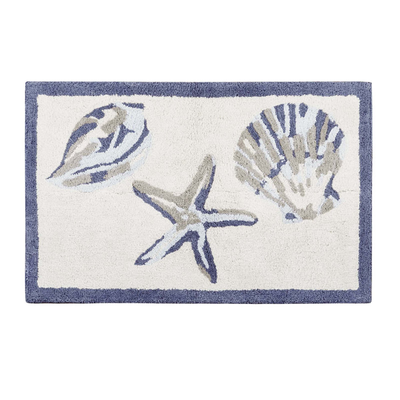Chaniel Reversible Bath Rug, 21"W x 34"L