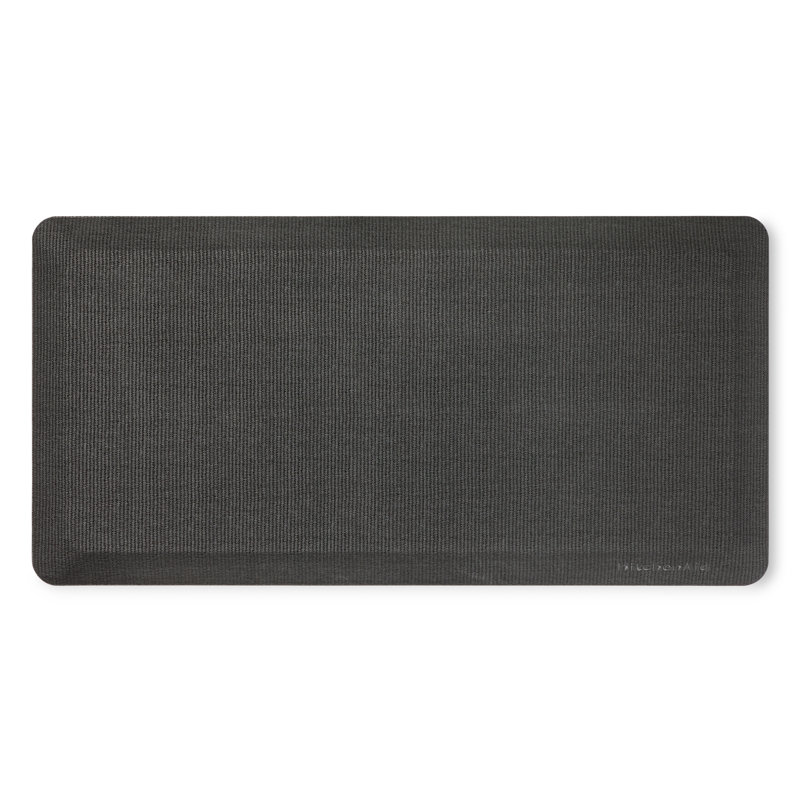 GOURMET SERIES COMFORT Water Resistant Anti-Fatigue Non-Skid Kitchen Mat, Charcoal Gray