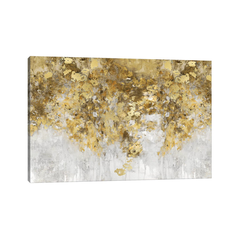 Charmed Amber & Gold by Nikki Robbins - Painting on Canvas, Wrapped Canvas, 66.04 cm H x 45.72 cm W x 1.91 cm D