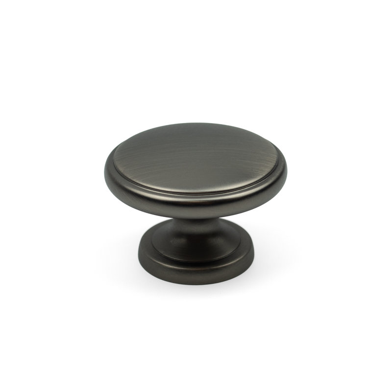 Gunmetal Cup Handle & Coordinating Knobs, 32mm Knob