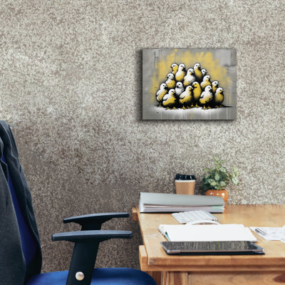 'Chickens' by Andreas Magnusson Canvas Wall Art