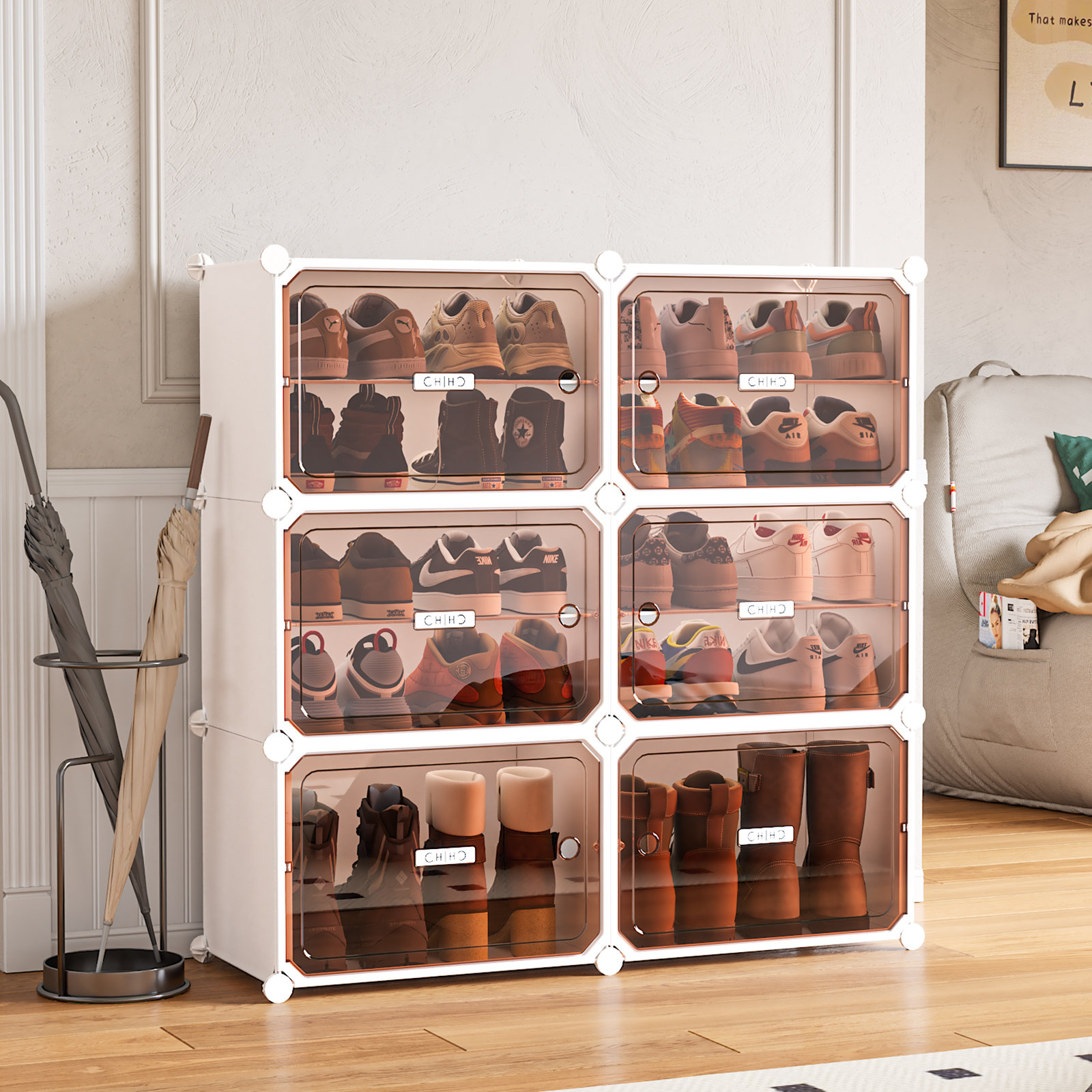 Archie & Oscar™ Shoe Rack,Expandable Multi-Functional Shoe Cabinet with ...