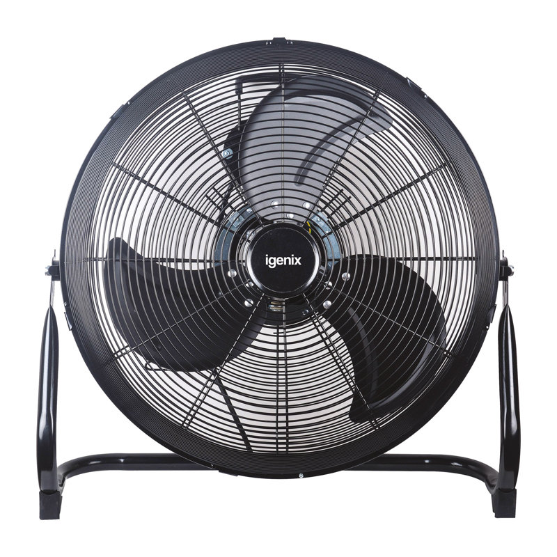 Igenix 18 Inch Floorstanding Air Circulator Chrome, Black