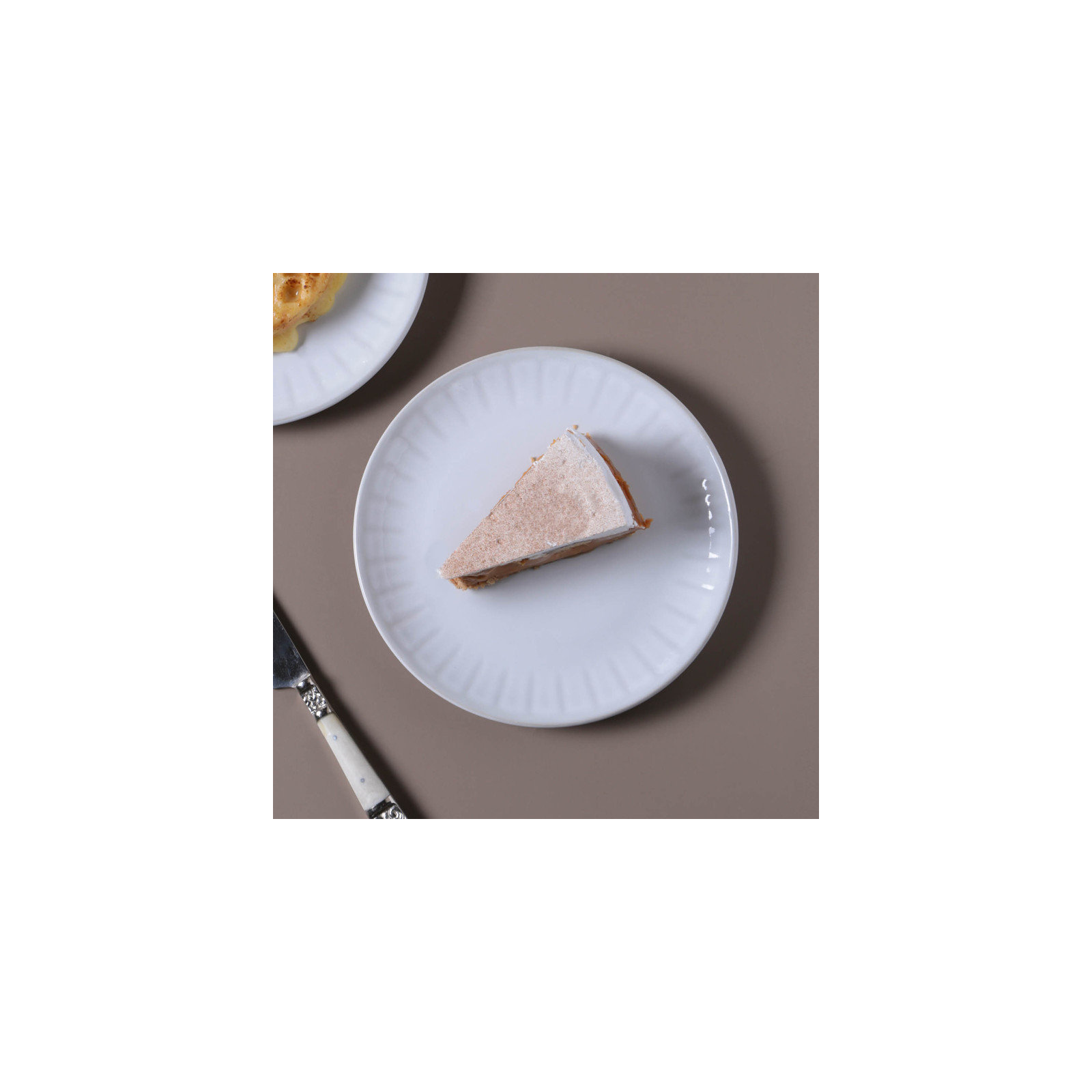 Coup Stoneware Magari Dessert Plate, Pearl