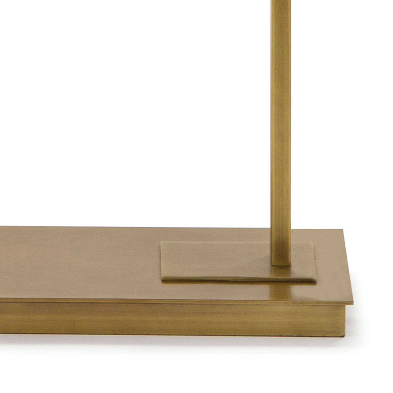 Otto Floor Lamp, Natural Brass