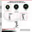 Poly on Cast Iron Caster Set with Ball Bearings 2 Swivel 2 Rigid_20S420-PUB-2-R-2-88911157