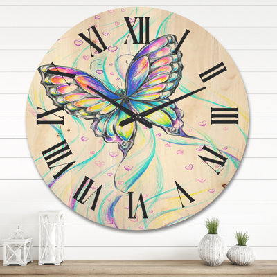 Solid Wood Wall Clock