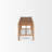 Welham Ursulina Solid Wood Woven Leather Bench-253333788