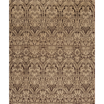 Modern Tibet Hand Knotted Damask Area Rug