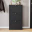 3 Drawer Shoe Cabinet with Top Modern Shoe Storage For Hallway Living Room & Bedroom-644223694