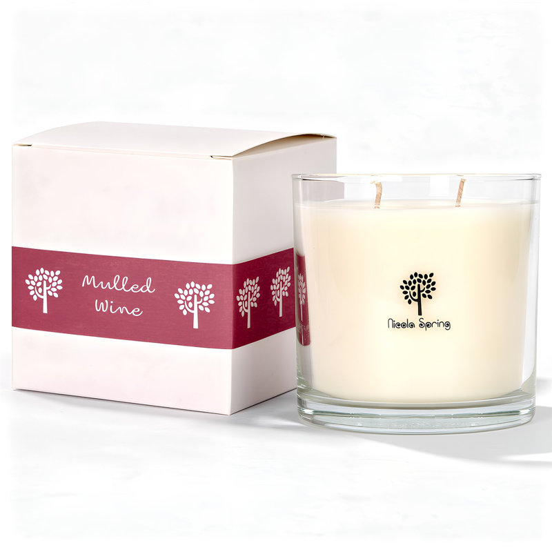 Nicola Spring 400g Mulled Wine Soy Wax Candle - Double Wick Jar