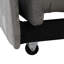 Canapé-lit pliant avec repose-pieds gris-1135049404