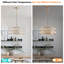 Lustre moderne en fer Radiant Crystal Elegance