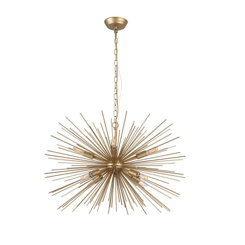 Lustre spoutnik 29 lumières dorées 29 "