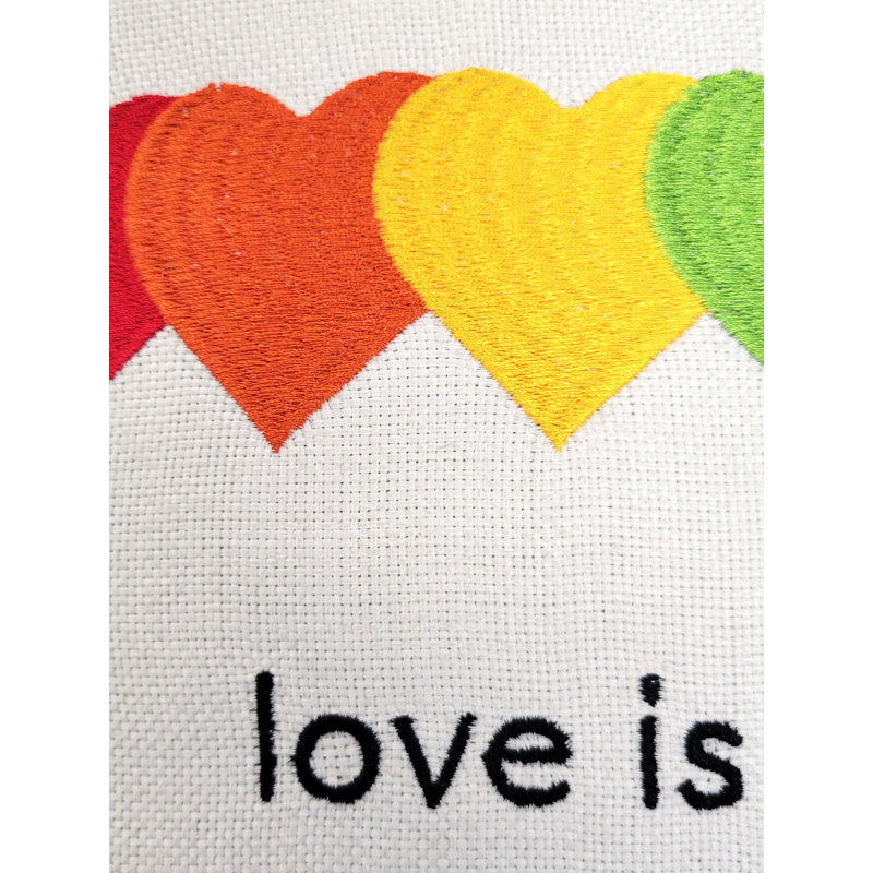 Rainbow Throw Pillow