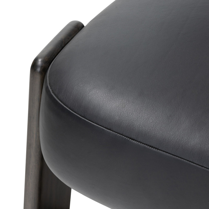 Issa Leather Armless Chair