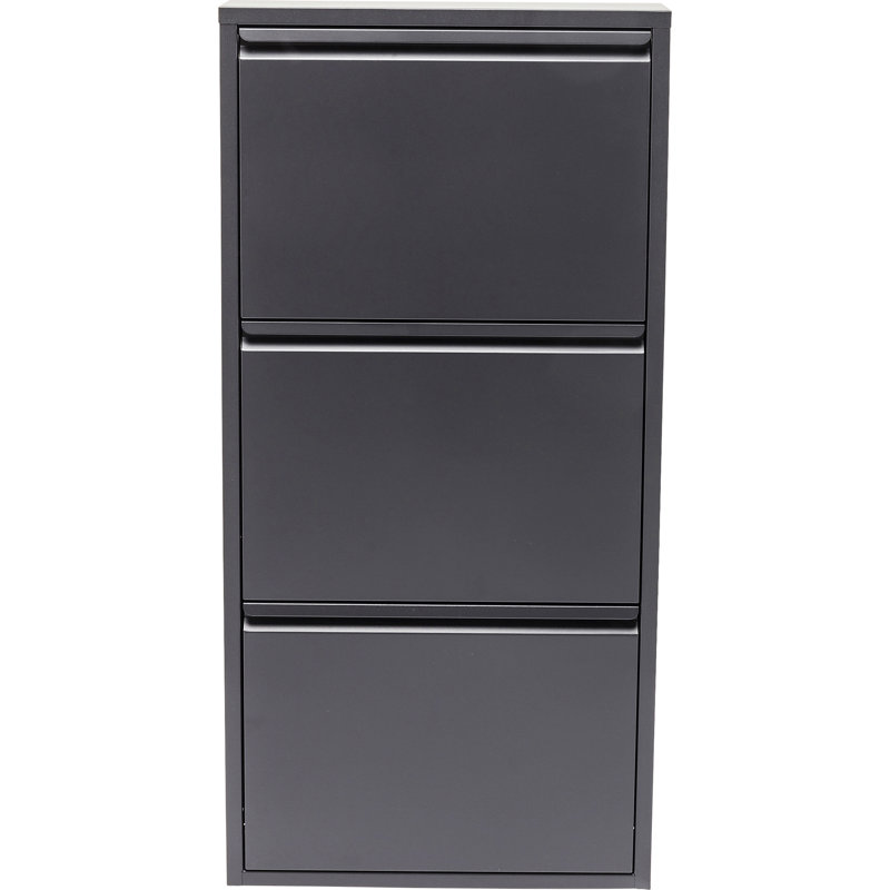 Shoe Container Caruso for 6 Pair of Shoes, Anthracite