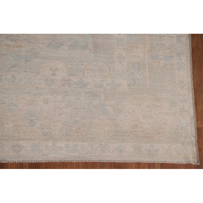 Vegetable Dye Oushak Turkish Area Rug 12