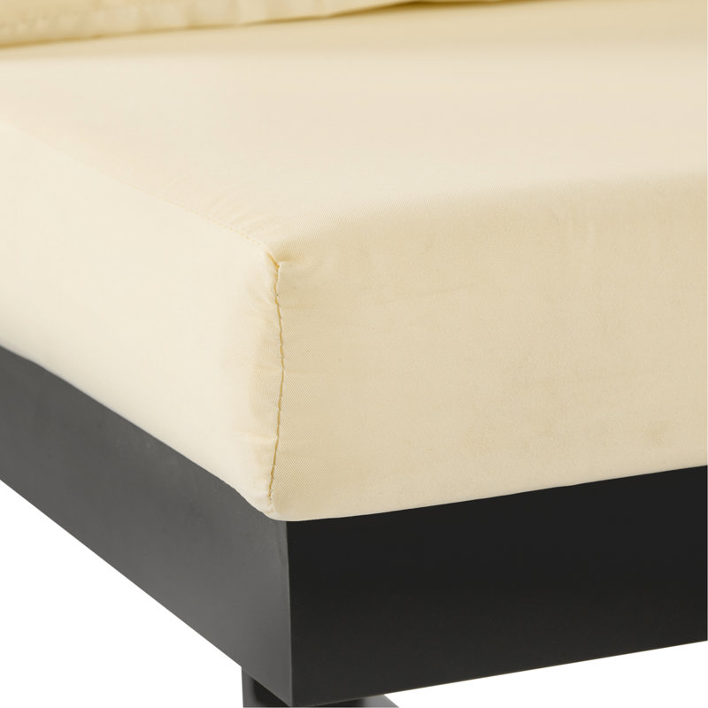 Sièges d'extérieur beiges avec une conception modulaire et des options de rangement cachées Surfaces inclinables réglables Rembourrage confortable -